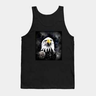 Watercolor eagle artwork Tank Top